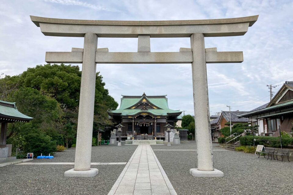 龍口明神社二ノ鳥居