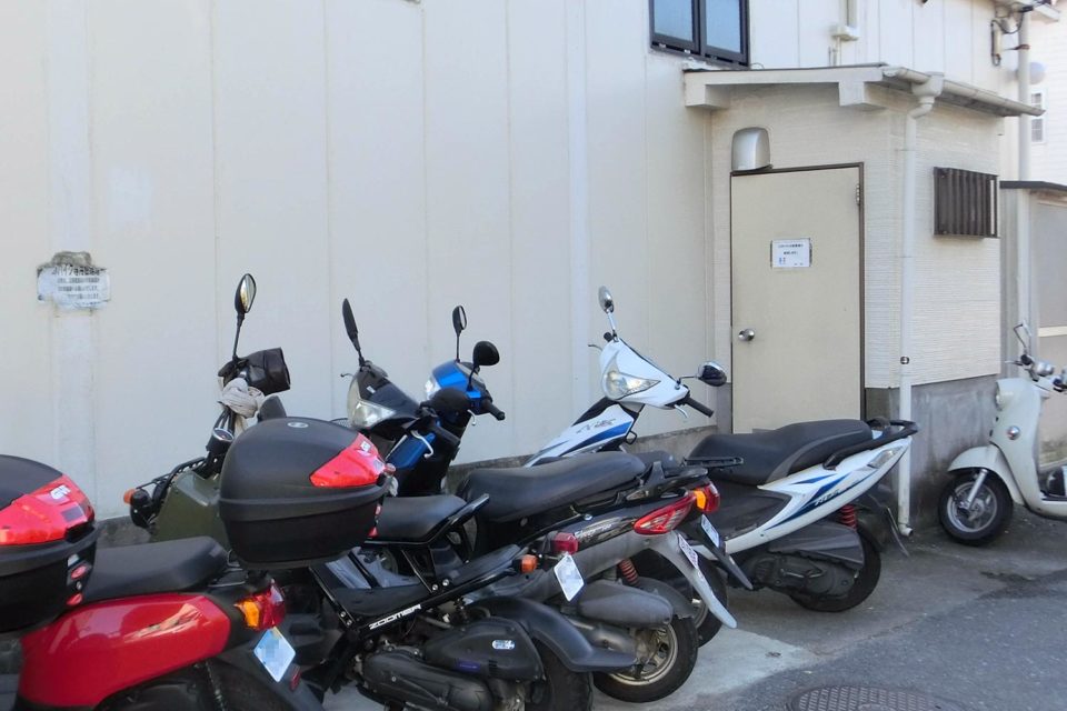 バイク専用の駐輪場