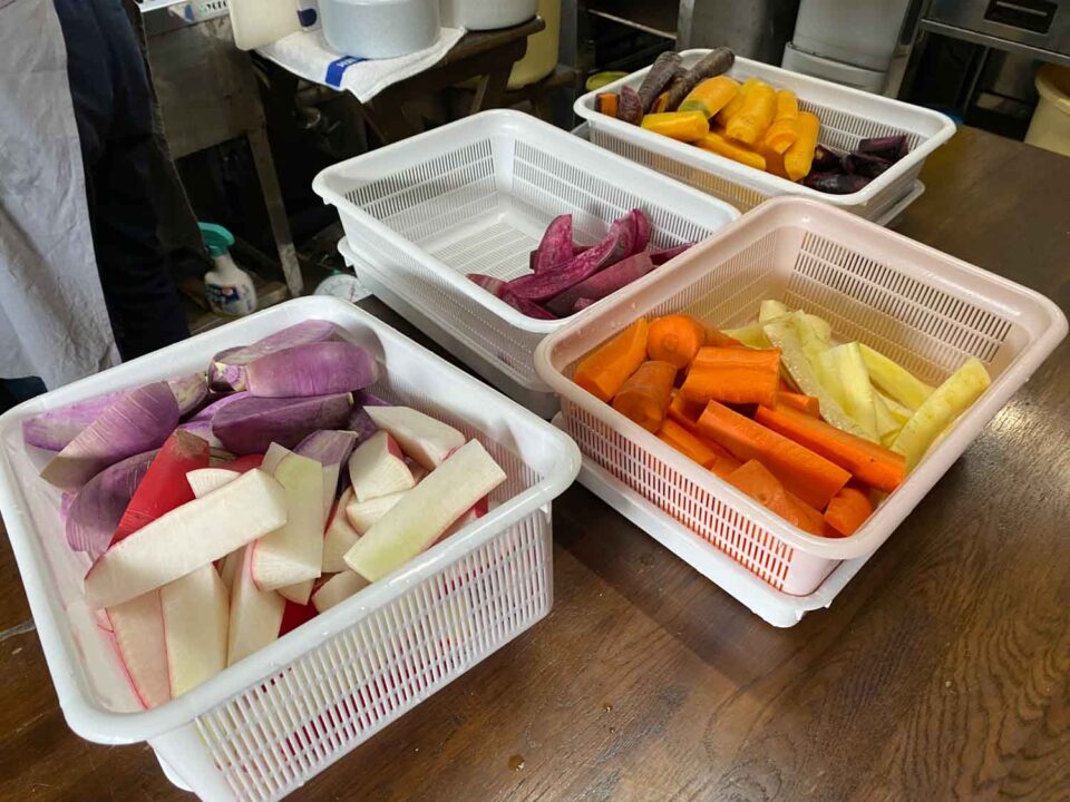 漬物になる鎌倉野菜